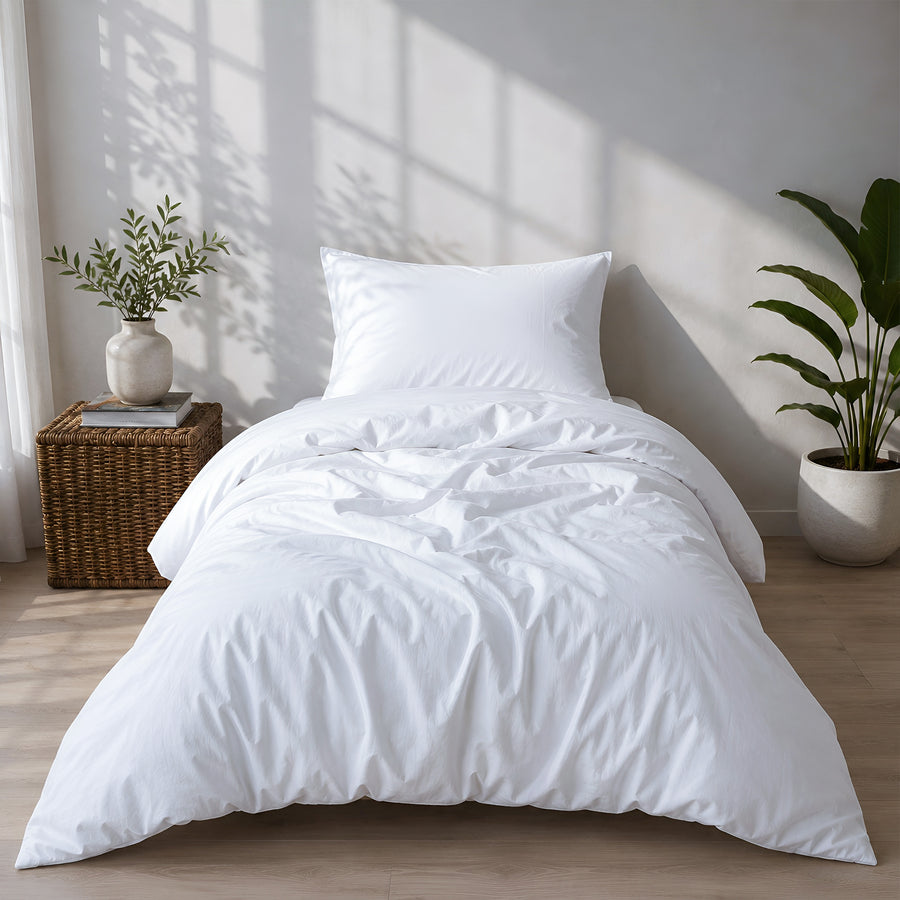 Single Plain Duvet Covers