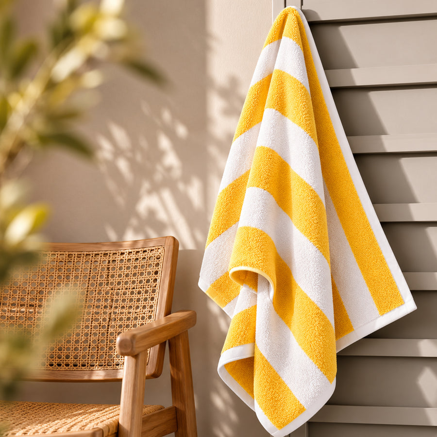 Yellow Pool Towels